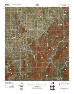 Old Blue Mountain 2010 topographic map thumbnail