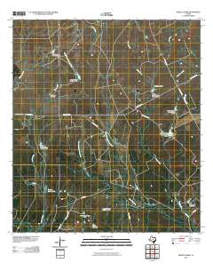 Pertle Creek 2010 topographic map thumbnail