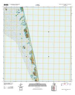 North of Port Isabel SW 2010 topographic map thumbnail