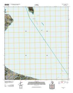 Bacliff 2010 topographic map thumbnail