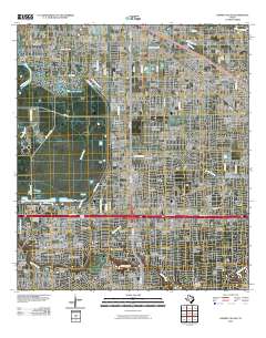 Hedwig Village 2010 topographic map thumbnail