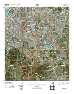 Missouri City 2010 topographic map thumbnail