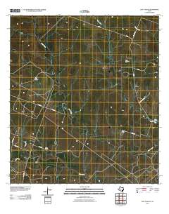 Lazy F Ranch 2010 topographic map thumbnail