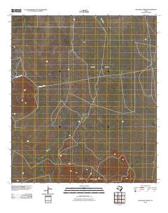 Oak Hills North 2010 topographic map thumbnail
