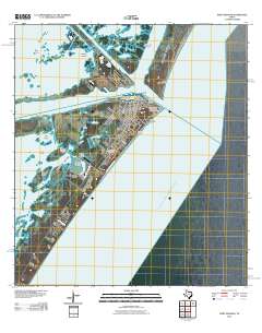 Port Aransas 2010 topographic map thumbnail