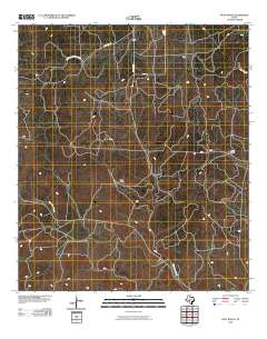 Rust Ranch 2010 topographic map preview