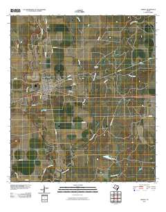 Sabinal 2010 topographic map preview