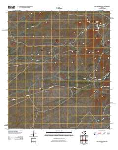 San Antonio Pass 2010 topographic map thumbnail