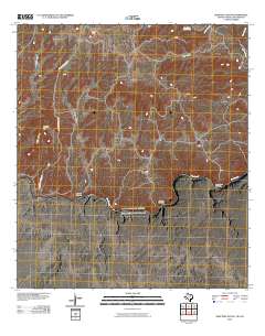 Shafter Canyon 2010 topographic map thumbnail