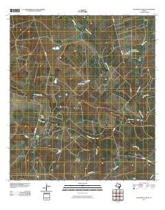 San Miguel Ranch 2010 topographic map thumbnail