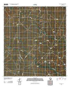San Pablo 2010 topographic map thumbnail
