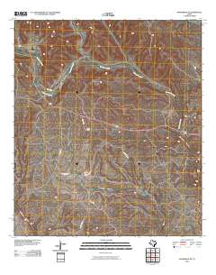 Sanderson SE 2010 topographic map thumbnail