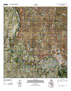 Roma-Los Saenz West 2010 topographic map thumbnail