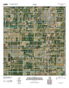 Raymondville 2010 topographic map thumbnail