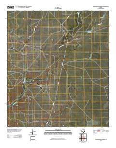 Tequesquite Spring 2010 topographic map thumbnail