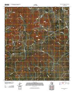 Texas Mountain 2010 topographic map thumbnail