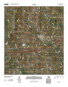 Waelder 2010 topographic map thumbnail