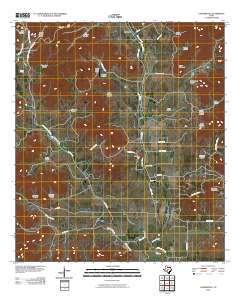 Vanderpool 2010 topographic map thumbnail