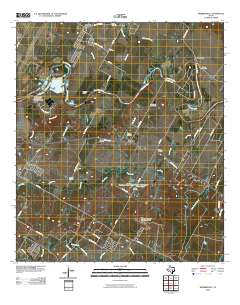 Webberville 2010 topographic map thumbnail