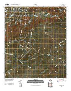 Wimberley 2010 topographic map thumbnail