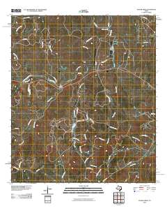 Yeager Creek 2010 topographic map thumbnail