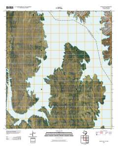 Zapata SE 2010 topographic map thumbnail