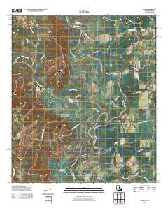 Evans 2010 topographic map thumbnail