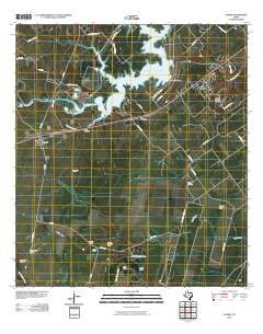 Fannin 2010 topographic map thumbnail
