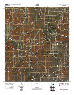 Mitchell Canyon NE 2010 topographic map thumbnail