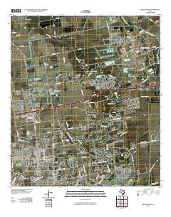 Mont Belvieu 2010 topographic map thumbnail
