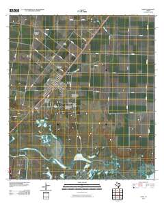 Odem 2010 topographic map thumbnail