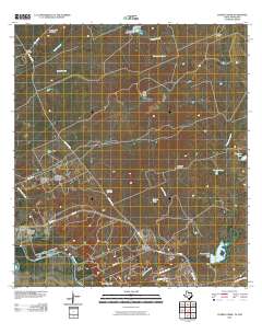 Cuervo Creek 2010 topographic map thumbnail