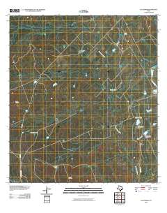 Las Tiendas 2010 topographic map thumbnail