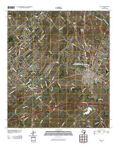 Luling 2010 topographic map thumbnail