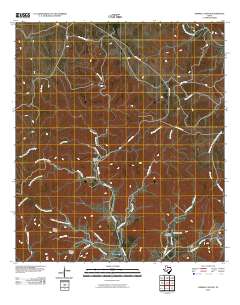 Sabinal Canyon 2010 topographic map thumbnail