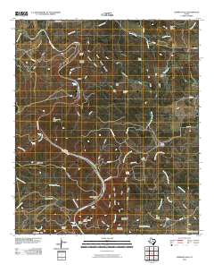 Gorman Falls 2010 topographic map thumbnail