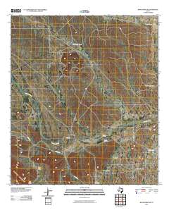 Bone Spring NE 2010 topographic map thumbnail