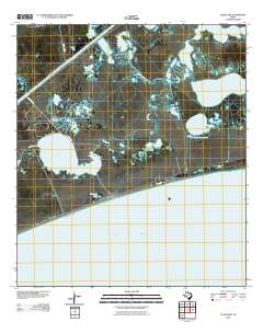 Clam Lake 2010 topographic map thumbnail