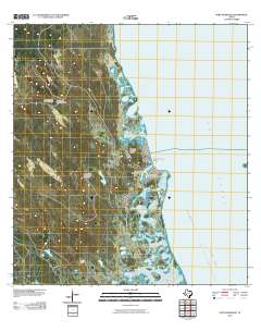 Port Mansfield 2010 topographic map thumbnail