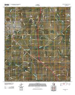 Pleasanton 2010 topographic map thumbnail