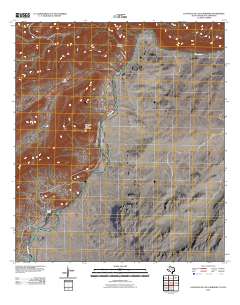 Las Vegas De Los Ladrones 2010 topographic map thumbnail