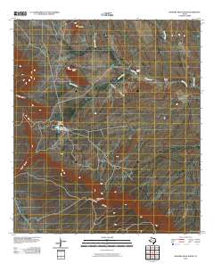 Bandera Mesa North 2010 topographic map thumbnail