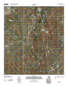 Whitsett 2010 topographic map thumbnail