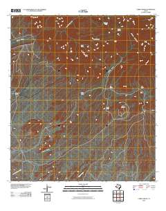 Cerro Orona 2010 topographic map thumbnail