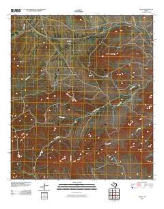 Tesnus 2010 topographic map thumbnail