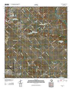 Uhland 2010 topographic map thumbnail