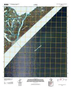 Saint Charles Bay SE 2010 topographic map thumbnail