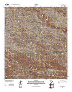 Bullis Gap NE 2010 topographic map thumbnail