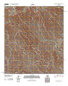 Big Brindle Canyon 2010 topographic map thumbnail