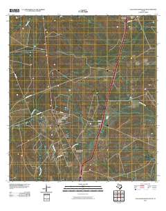 Callaghan Ranch South 2010 topographic map thumbnail